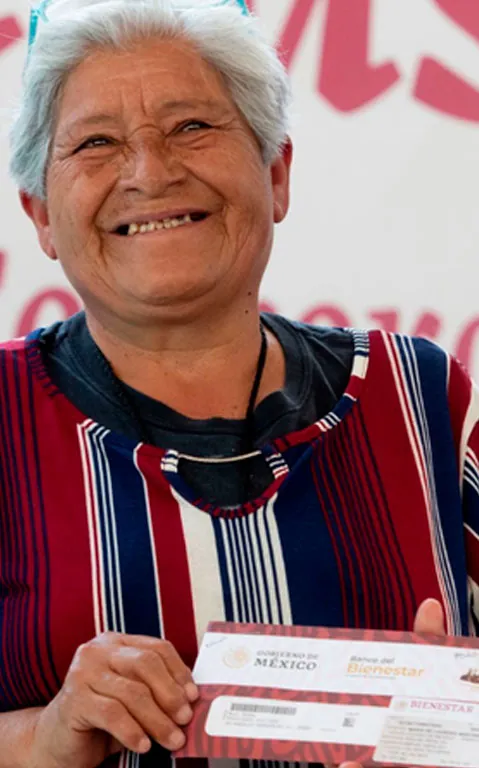 Tarjeta del Bienestar física