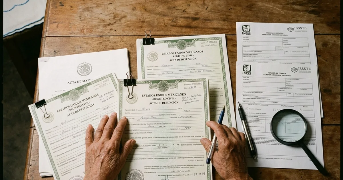 Documentos para solicitar pensión