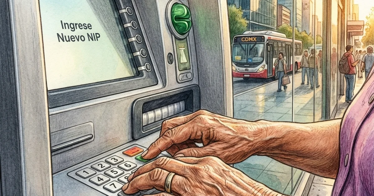 Cambiando NIP en cajero