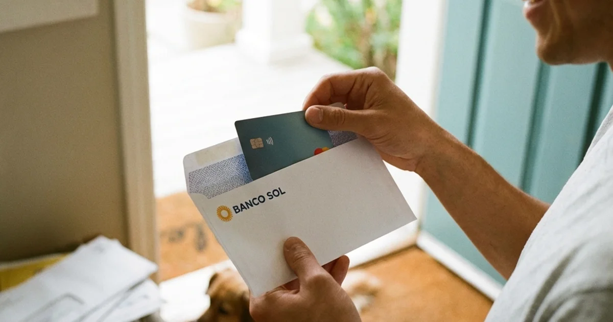 Nueva tarjeta llegando por correo