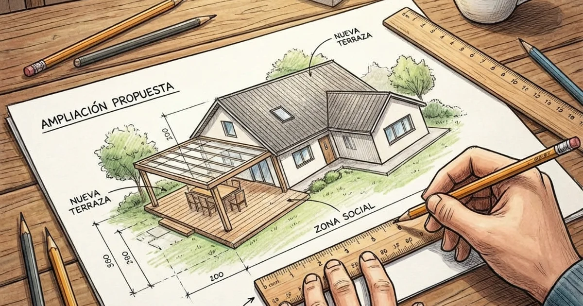 Croquis de vivienda propuesta