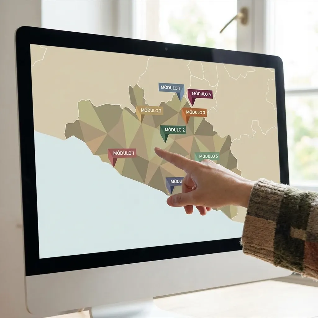 Mapa de módulos en Guerrero