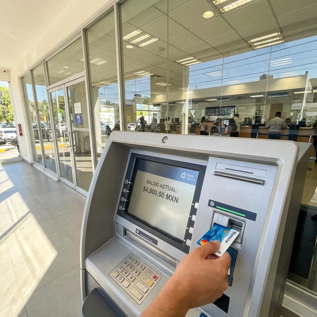 Consultando saldo en cajero